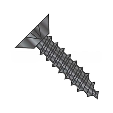 Usa Industrials Self-Drilling Screw, #10-16 x 5/8", Black Oxide Steel Flat Head Phillips Drive BULK-SCRW-14482